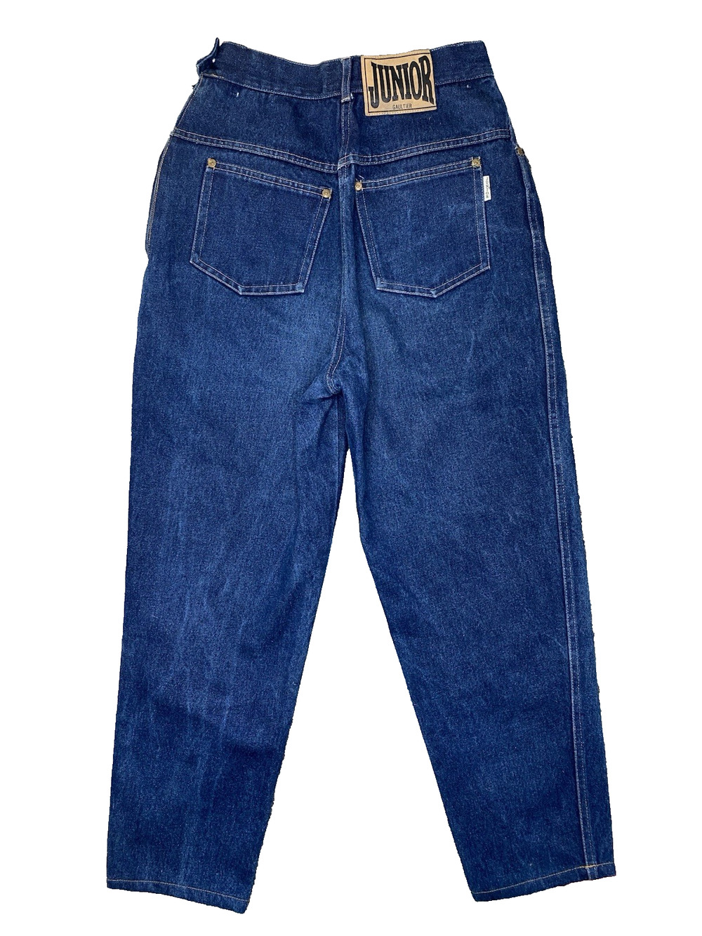 Jean Paul Gaultier Jr Jeans EU 42 Waist 25" VINTAGE Y2K 90s Straight Ankle Denim